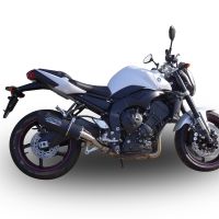 Egzoz ile uyumlu Yamaha Fz.1 - Fazer 1000 2006-2014, Furore Nero, Egzoz yasal, onaylı, çıkarılabilir db killer ve bağlantı borulu susturucu 