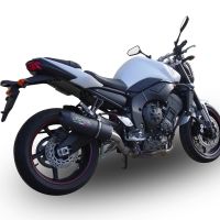 Egzoz ile uyumlu Yamaha Fz.1 - Fazer 1000 2006-2014, Furore Nero, Egzoz yasal, onaylı, çıkarılabilir db killer ve bağlantı borulu susturucu 