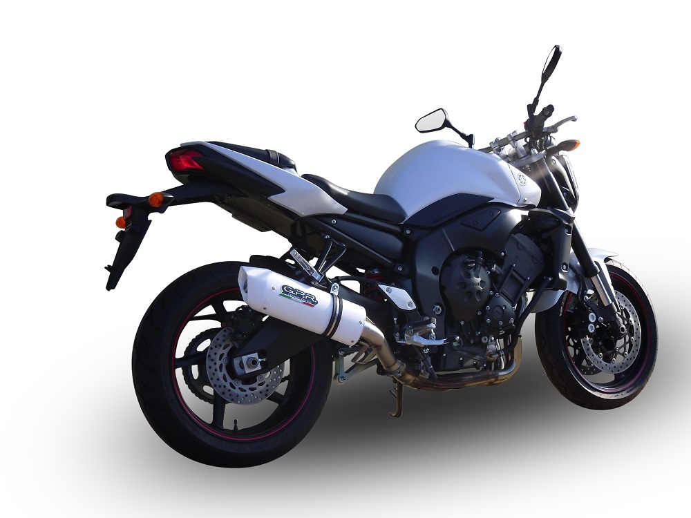 Egzoz ile uyumlu Yamaha Fz.1 - Fazer 1000 2006-2014, Albus Ceramic, Egzoz yasal, onaylı, çıkarılabilir db killer ve bağlantı borulu susturucu 