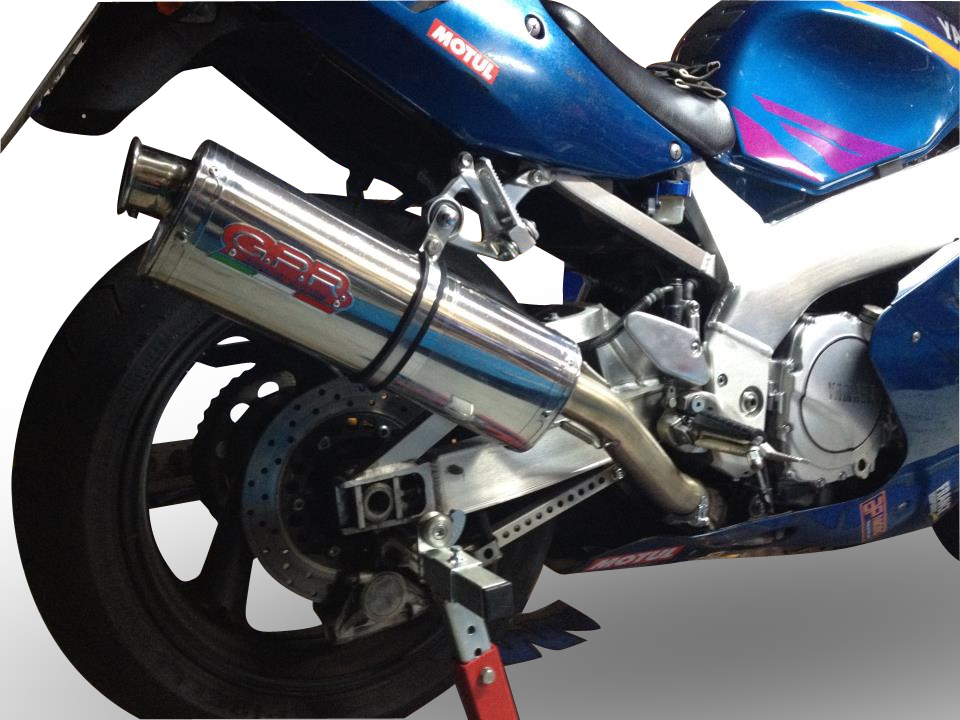 Egzoz ile uyumlu Yamaha Yzf 750 1993-1998, Trioval, Egzoz yasal, onaylı, çıkarılabilir db killer ve bağlantı borulu susturucu 