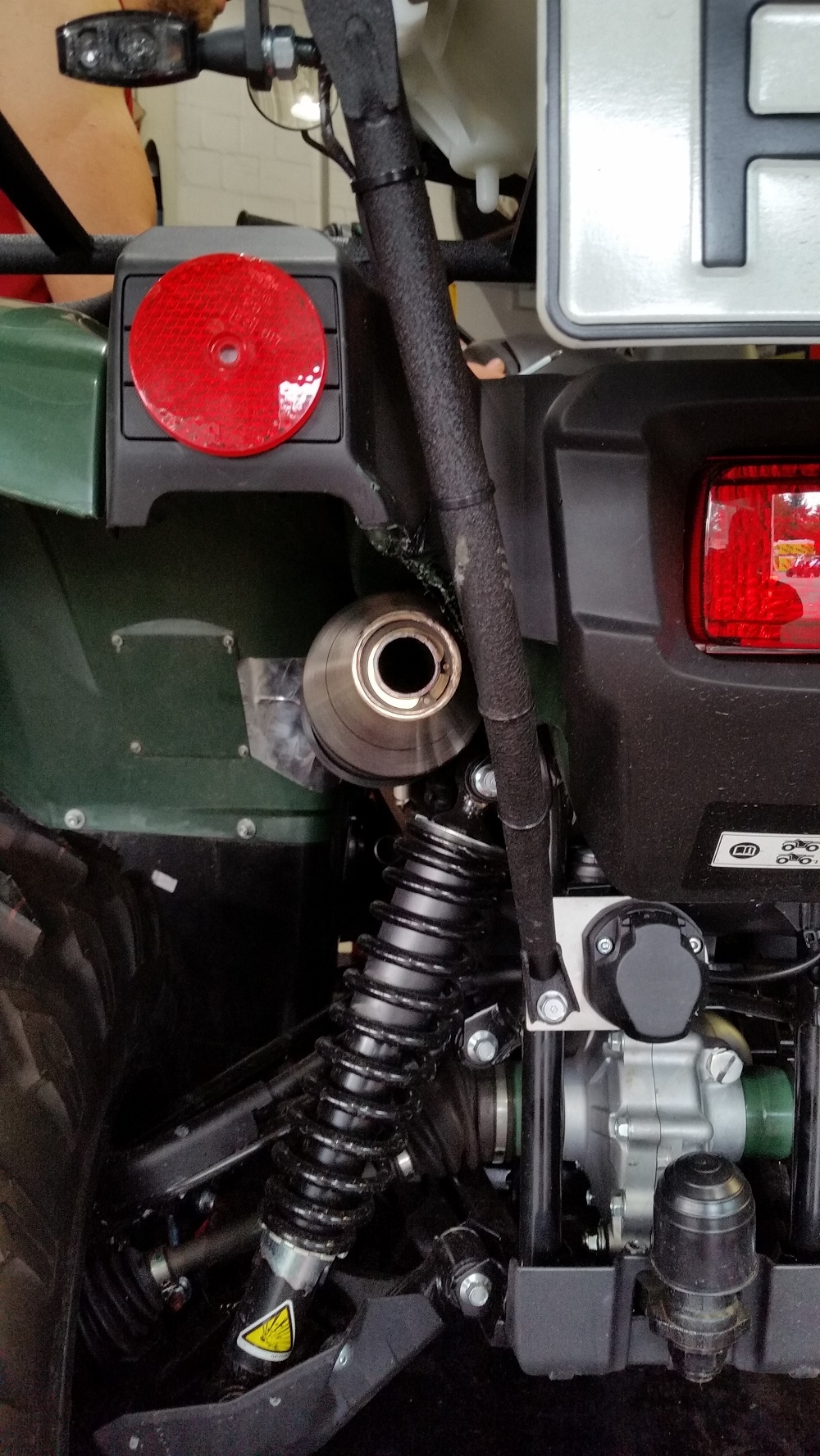 Egzoz ile uyumlu Yamaha Kodiak 700 2016-2024, Deeptone Atv, Egzoz yasal, onaylı, çıkarılabilir db killer ve bağlantı borulu susturucu 
