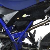 Egzoz ile uyumlu Yamaha Wr 125 R 2009-2011, Furore Nero, Egzoz yasal, onaylı, çıkarılabilir db killer ve bağlantı borulu susturucu 