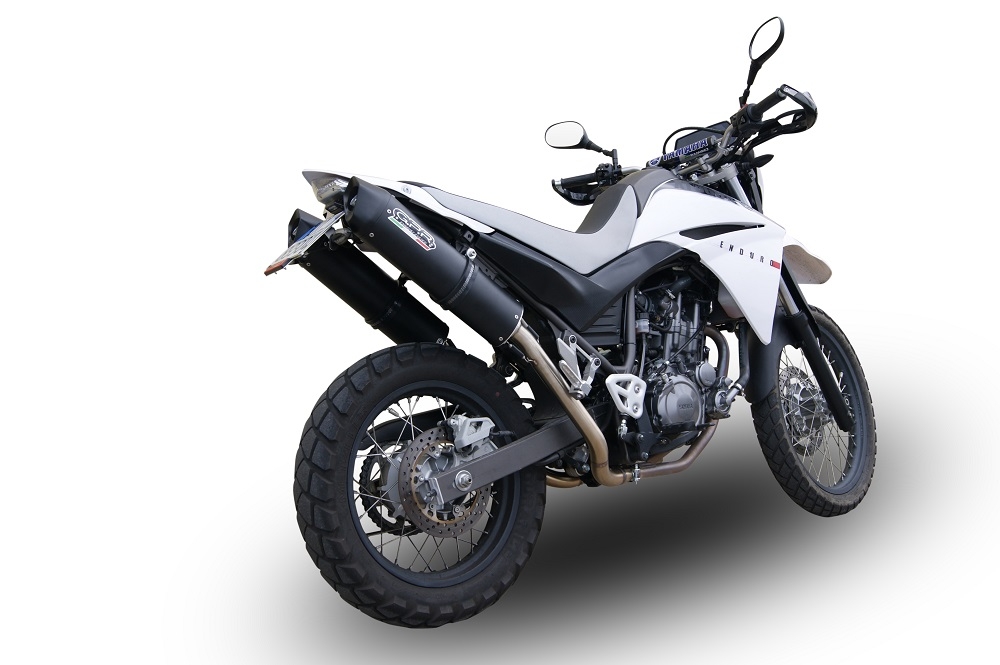 Egzoz ile uyumlu Yamaha Xt 660 X-R 2004-2014, Furore Nero, Homologe sistem Double Susturucu ve özel bağlantı borusu 