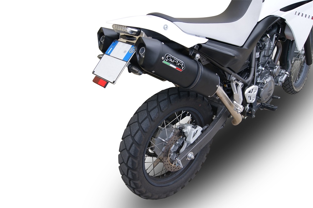 Egzoz ile uyumlu Yamaha Xt 660 X-R 2004-2014, Furore Nero, Homologe sistem Double Susturucu ve özel bağlantı borusu 