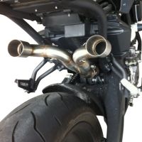 Egzoz ile uyumlu Yamaha MT03 660 2006-2013, Albus Ceramic, Homologe sistem Double Susturucu ve özel bağlantı borusu 