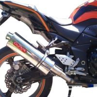 Egzoz ile uyumlu Kawasaki Z 1000 2007-2009, Trioval, Homologe sistem Double Susturucu ve özel bağlantı borusu 