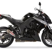 Egzoz ile uyumlu Kawasaki Z 1000 Sx 2011-2016, Powercone Evo, Homologe sistem Double Susturucu ve özel bağlantı borusu 