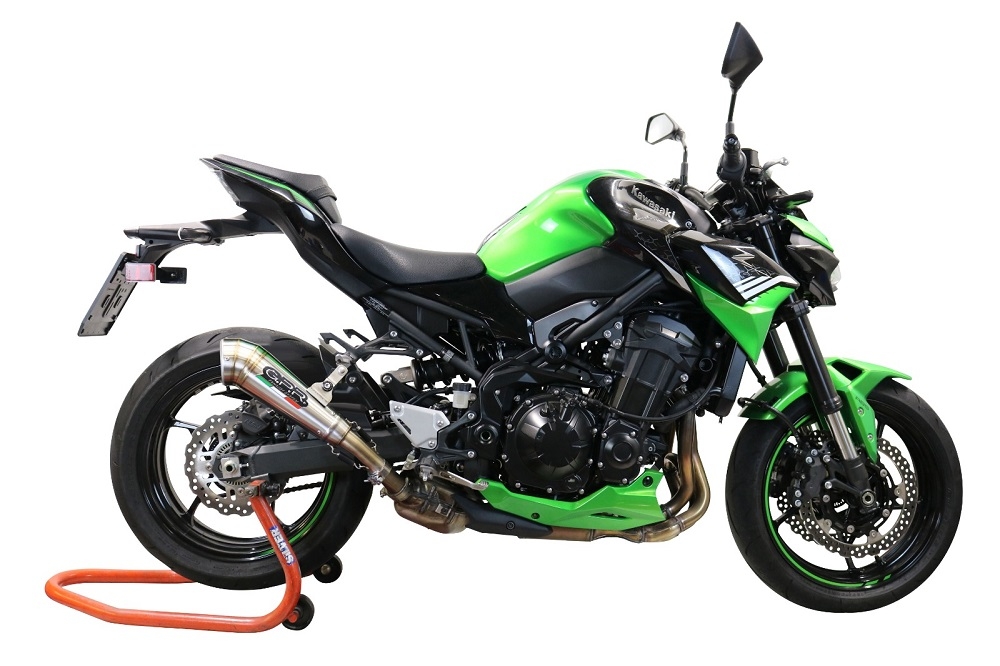Egzoz ile uyumlu Kawasaki Z 900 2020-2020, Powercone Evo, Egzoz yasal, onaylı, çıkarılabilir db killer ve bağlantı borulu susturucu 