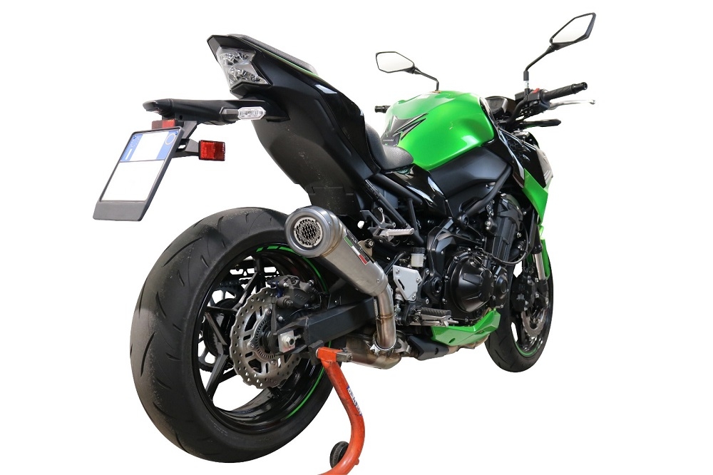Egzoz ile uyumlu Kawasaki Z 900 2020-2020, Powercone Evo, Egzoz yasal, onaylı, çıkarılabilir db killer ve bağlantı borulu susturucu 