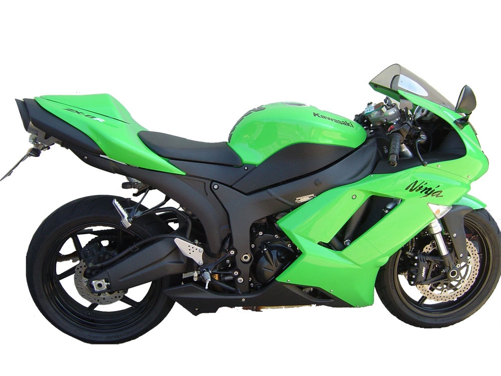 Egzoz ile uyumlu Kawasaki Zx-6R 2007-2008, Tiburon Titanium, Egzoz yasal, onaylı, çıkarılabilir db killer ve bağlantı borulu susturucu 