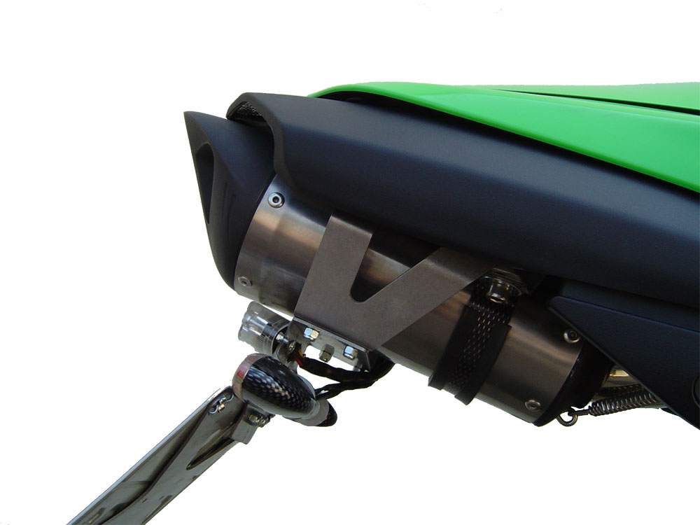 Egzoz ile uyumlu Kawasaki Zx-6R 2007-2008, Tiburon Titanium, Egzoz yasal, onaylı, çıkarılabilir db killer ve bağlantı borulu susturucu 