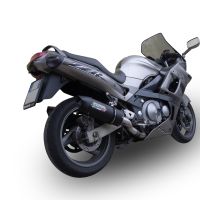 Egzoz ile uyumlu Kawasaki Zzr 600 2002-2006, Furore Nero, Homologe sistem Double Susturucu ve özel bağlantı borusu 