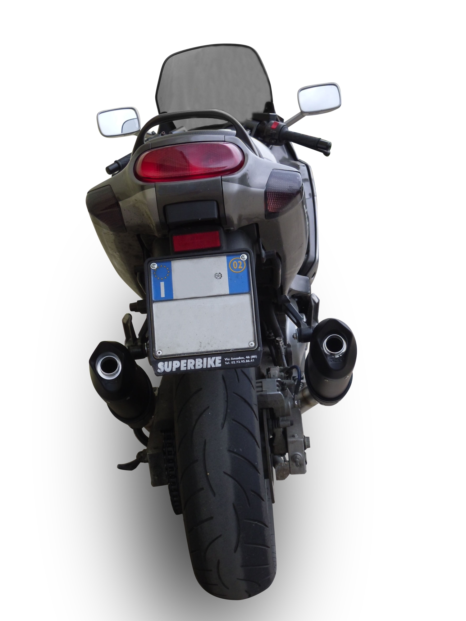Egzoz ile uyumlu Kawasaki Zzr 600 2002-2006, Furore Nero, Homologe sistem Double Susturucu ve özel bağlantı borusu 