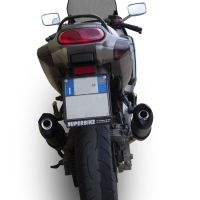 Egzoz ile uyumlu Kawasaki Zzr 600 2002-2006, Furore Nero, Homologe sistem Double Susturucu ve özel bağlantı borusu 