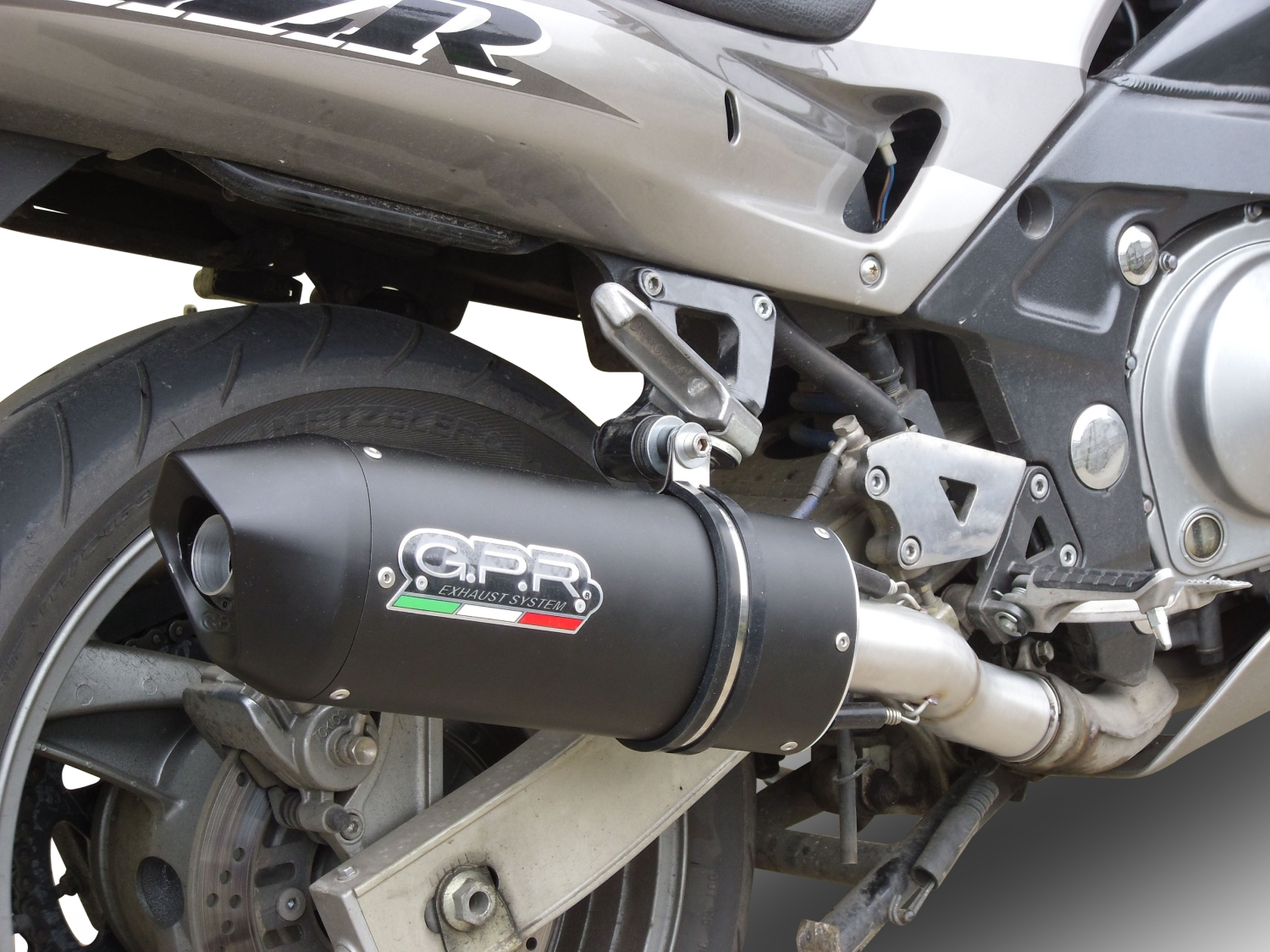 Egzoz ile uyumlu Kawasaki Zzr 600 2002-2006, Furore Nero, Homologe sistem Double Susturucu ve özel bağlantı borusu 