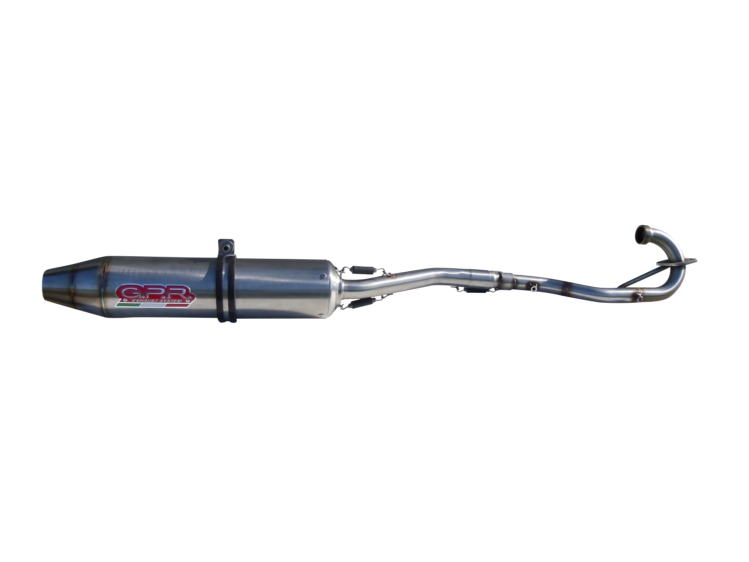 Egzoz ile uyumlu Adly 320 S 2005-2021, Deeptone Atv, Onaylanmış ve yasal, çıkarılabilir db öldürücü dahil tam sistem egzozu 