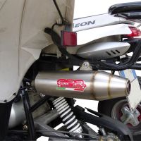 Egzoz ile uyumlu Aeon Cobra 300 2007-2021, Deeptone Atv, Onaylanmış ve yasal, çıkarılabilir db öldürücü dahil tam sistem egzozu 