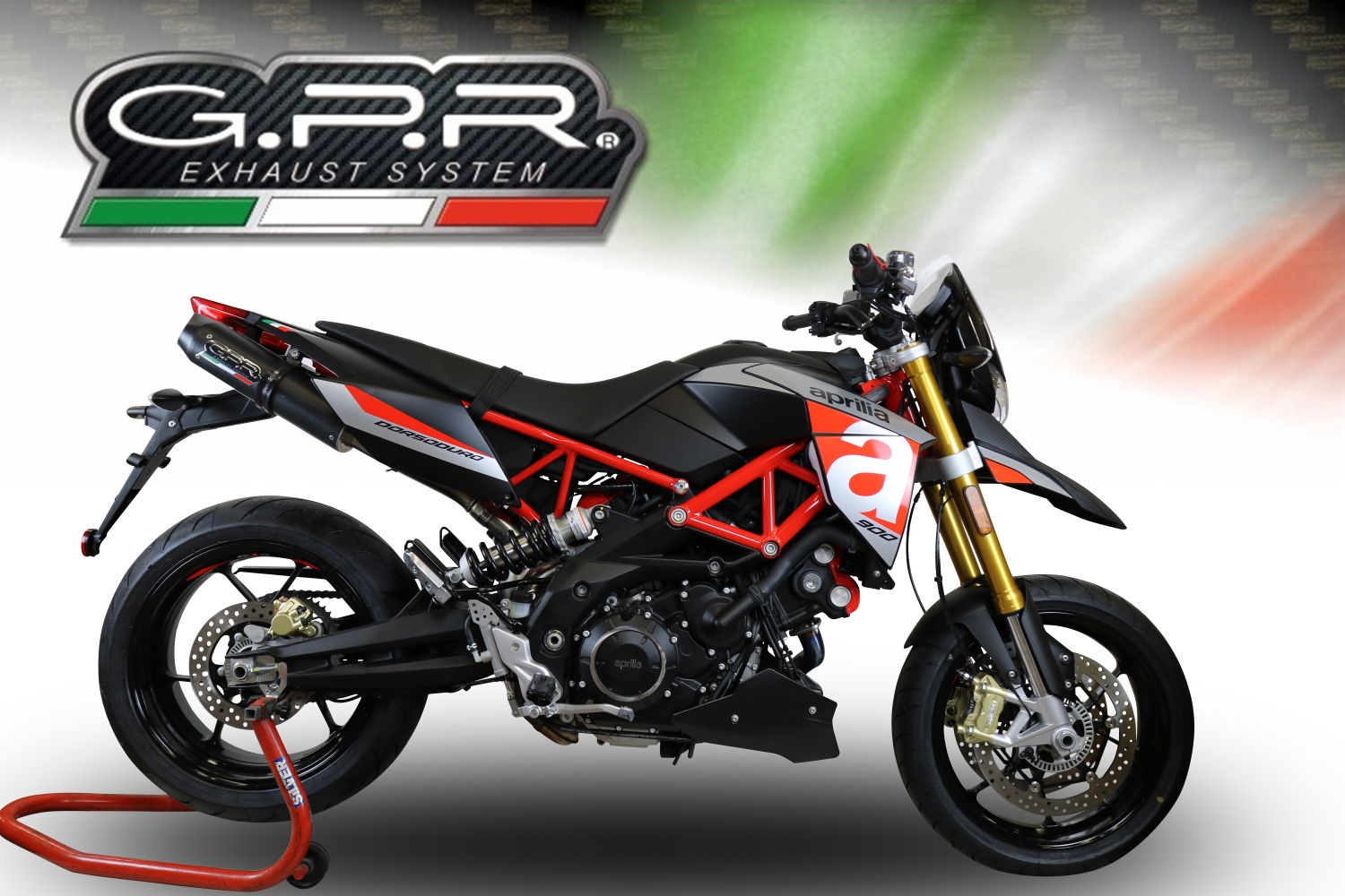 Egzoz ile uyumlu Aprilia Shiver 900 2017-2020, Furore Evo4 Nero, Homologe sistem Double Susturucu ve özel bağlantı borusu 