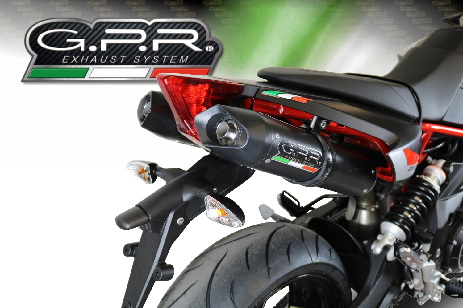 Egzoz ile uyumlu Aprilia Shiver 900 2017-2020, Furore Evo4 Nero, Homologe sistem Double Susturucu ve özel bağlantı borusu 