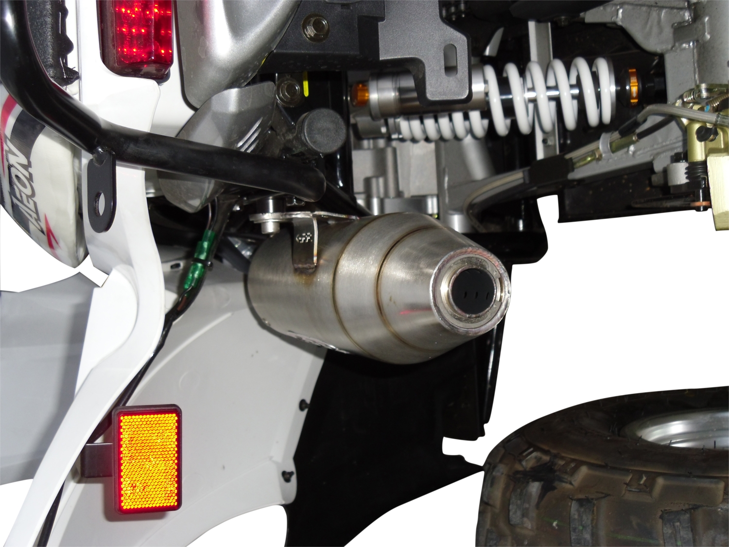 Egzoz ile uyumlu Access Baja 450 2005-2021, Deeptone Atv, Egzoz yasal, onaylı, çıkarılabilir db killer ve bağlantı borulu susturucu 