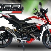Egzoz ile uyumlu Ducati Hyperstrada -Hypermotard 939 EURO 4 2016-2019, Powercone Evo, Onaylanmış ve yasal, çıkarılabilir db öldürücü dahil tam sistem egzozu 