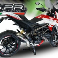 Egzoz ile uyumlu Ducati Hyperstrada -Hypermotard 939 EURO 4 2016-2019, Powercone Evo, Onaylanmış ve yasal, çıkarılabilir db öldürücü dahil tam sistem egzozu 