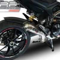 Egzoz ile uyumlu Ducati Hyperstrada -Hypermotard 939 EURO 4 2016-2019, Powercone Evo, Onaylanmış ve yasal, çıkarılabilir db öldürücü dahil tam sistem egzozu 