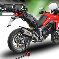 GPR exhaust compatible with  Ducati Multistrada 950 2017-2020, New Grand Prix Evo Titanium, Mid-full system exhaust legal for UK and non-EU markets including removable db killer 