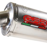 Egzoz ile uyumlu Hyosung Comet 250 GT - R 2001-2014, Inox Tondo, Homologe sistem Cıvatalı flanş bağlantılı çift susturucu 