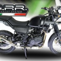 Egzoz ile uyumlu Royal Enfield Himalayan 410 DIAM 42.5 2017-2020, Vintacone, Yalnızca gürültü için onaylanan sistem, AB dışındaki pazarlar için geçerlidir Susturucu ve özel bağlantı borusu 