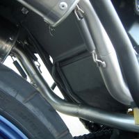 Egzoz ile uyumlu Aprilia Pegaso Strada 650 2005-2011, Trioval, Homologe sistem Double Susturucu ve özel bağlantı borusu 