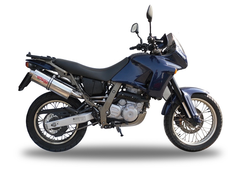 Egzoz ile uyumlu Aprilia Pegaso 3 650 -Pegaso i.e. 1997-2004, Trioval, Homologe sistem Double Susturucu ve özel bağlantı borusu 