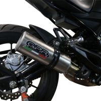 Egzoz ile uyumlu Benelli 502 C 2019-2020, M3 Inox , Egzoz yasal, onaylı, çıkarılabilir db killer ve bağlantı borulu susturucu 
