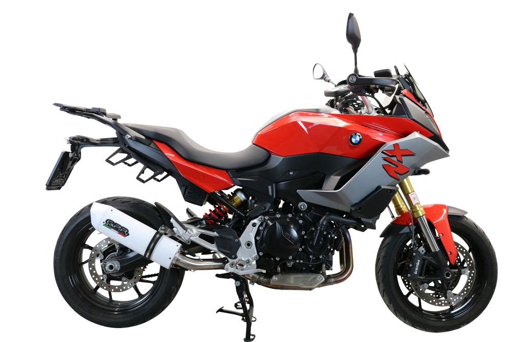 Egzoz ile uyumlu Bmw F 900 XR-R 2020-2025, Albus Evo4, Egzoz yasal, onaylı, çıkarılabilir db killer ve bağlantı borulu susturucu 