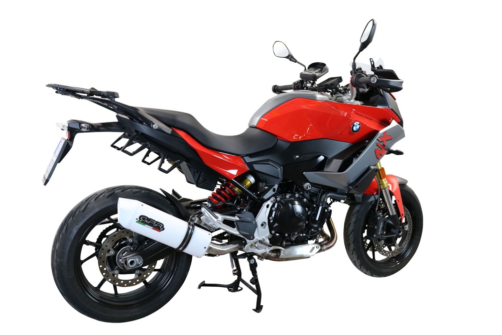 Egzoz ile uyumlu Bmw F 900 XR-R 2020-2025, Albus Evo4, Egzoz yasal, onaylı, çıkarılabilir db killer ve bağlantı borulu susturucu 