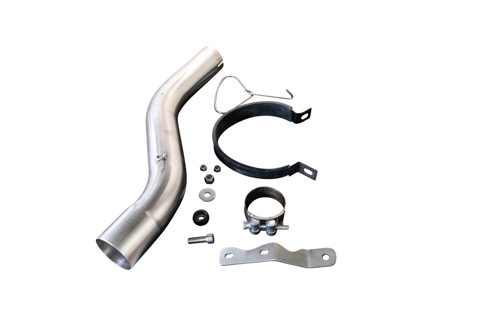 Egzoz ile uyumlu Bmw F 900 XR-R 2020-2025, Albus Evo4, Egzoz yasal, onaylı, çıkarılabilir db killer ve bağlantı borulu susturucu 