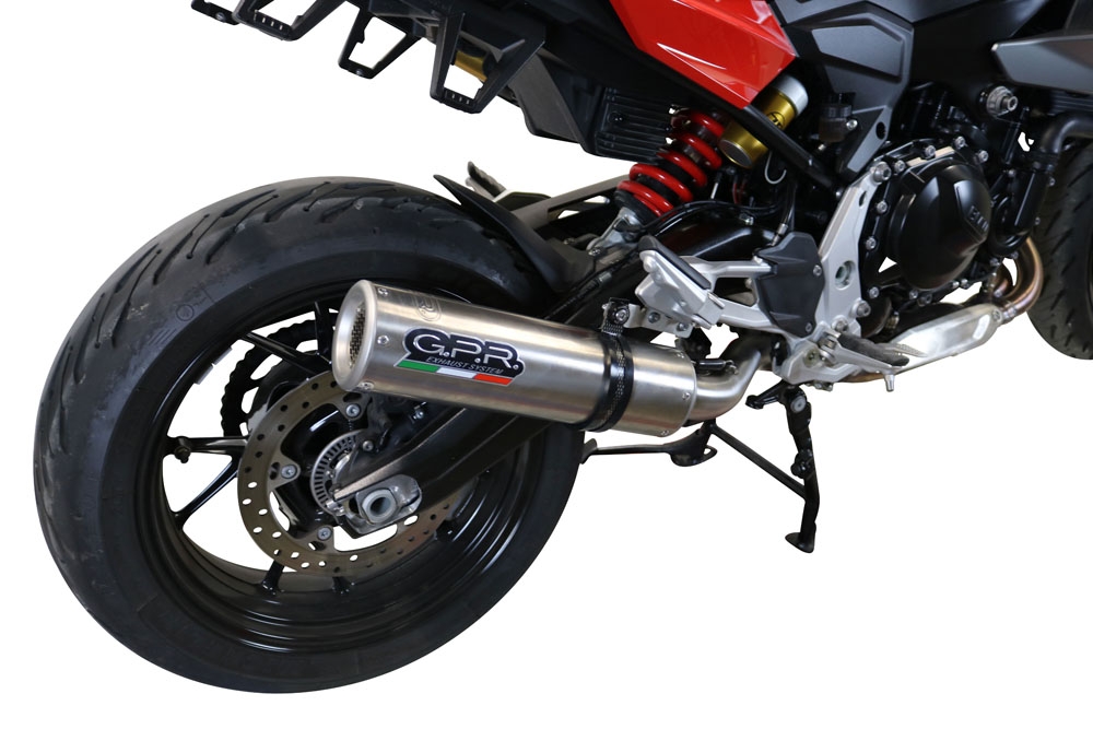 Egzoz ile uyumlu Bmw F 900 XR-R 2020-2025, M3 Inox , Egzoz yasal, onaylı, çıkarılabilir db killer ve bağlantı borulu susturucu 