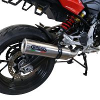Egzoz ile uyumlu Bmw F 900 XR-R 2020-2025, M3 Inox , Egzoz yasal, onaylı, çıkarılabilir db killer ve bağlantı borulu susturucu 