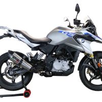 GPR exhaust compatible with  Bmw G 310 Gs 2017-2021, New Grand Prix Evo Titanium, full system exhaust legal for UK and non-EU countries including removable db killer 