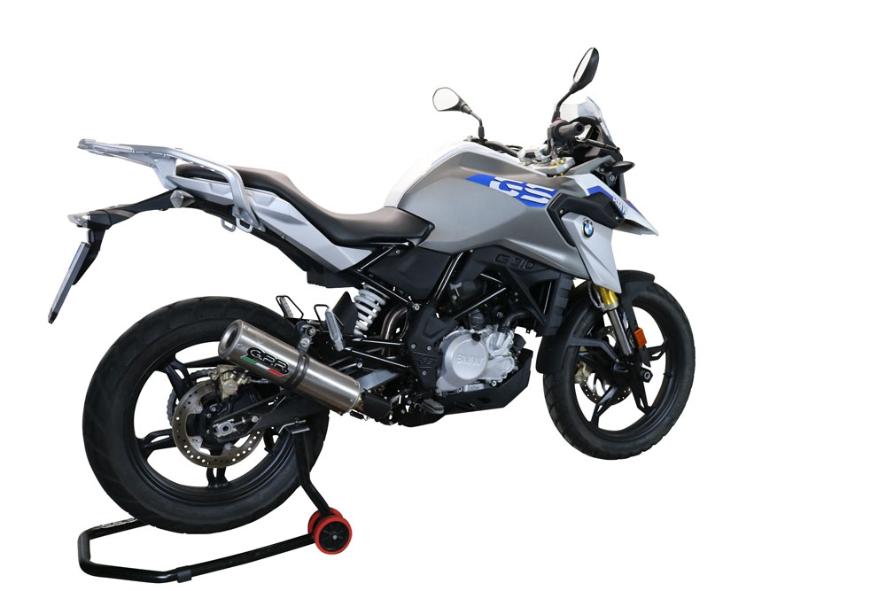 Egzoz ile uyumlu Bmw G 310 Gs 2022-2024, M3 Inox , Yalnızca gürültü için onaylanan sistem, AB dışındaki pazarlar için geçerlidir Tam hat, susturucu artı toplayıcı 
