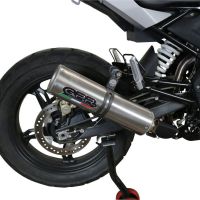 Egzoz ile uyumlu Bmw G 310 Gs 2022-2024, M3 Inox , Yalnızca gürültü için onaylanan sistem, AB dışındaki pazarlar için geçerlidir Tam hat, susturucu artı toplayıcı 