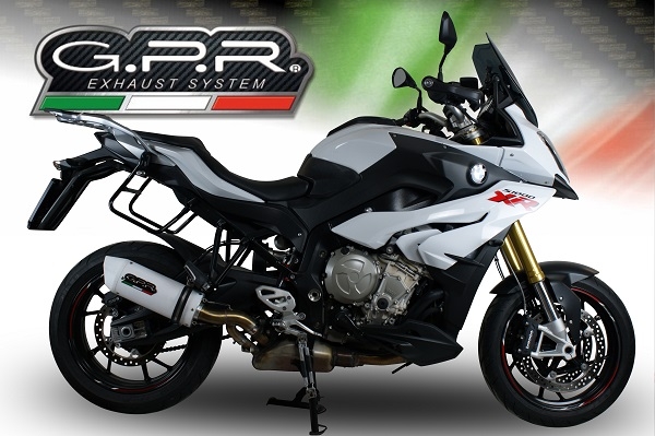 Egzoz ile uyumlu Bmw S 1000 XR -M 2015-2016, Albus Ceramic, Egzoz yasal, onaylı, çıkarılabilir db killer ve bağlantı borulu susturucu 