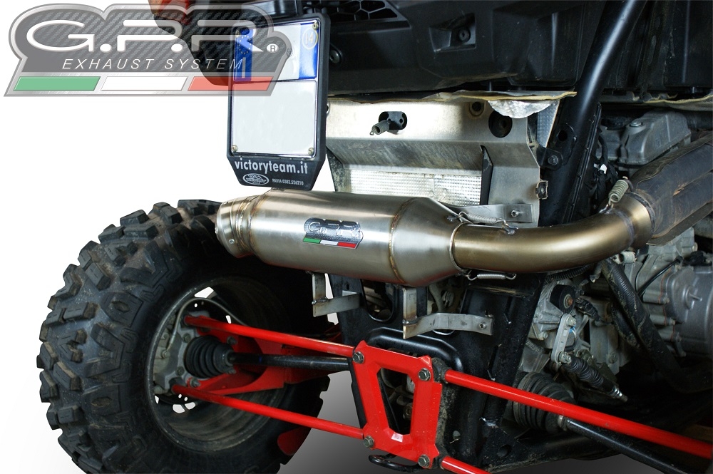 Egzoz ile uyumlu Polaris Rzr XP 1000 2014-2023, Power Bomb, Egzoz yasal, onaylı, çıkarılabilir db killer ve bağlantı borulu susturucu 