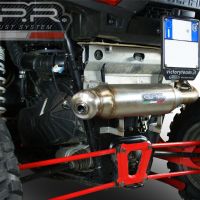 Egzoz ile uyumlu Polaris Rzr XP 1000 2014-2023, Power Bomb, Egzoz yasal, onaylı, çıkarılabilir db killer ve bağlantı borulu susturucu 