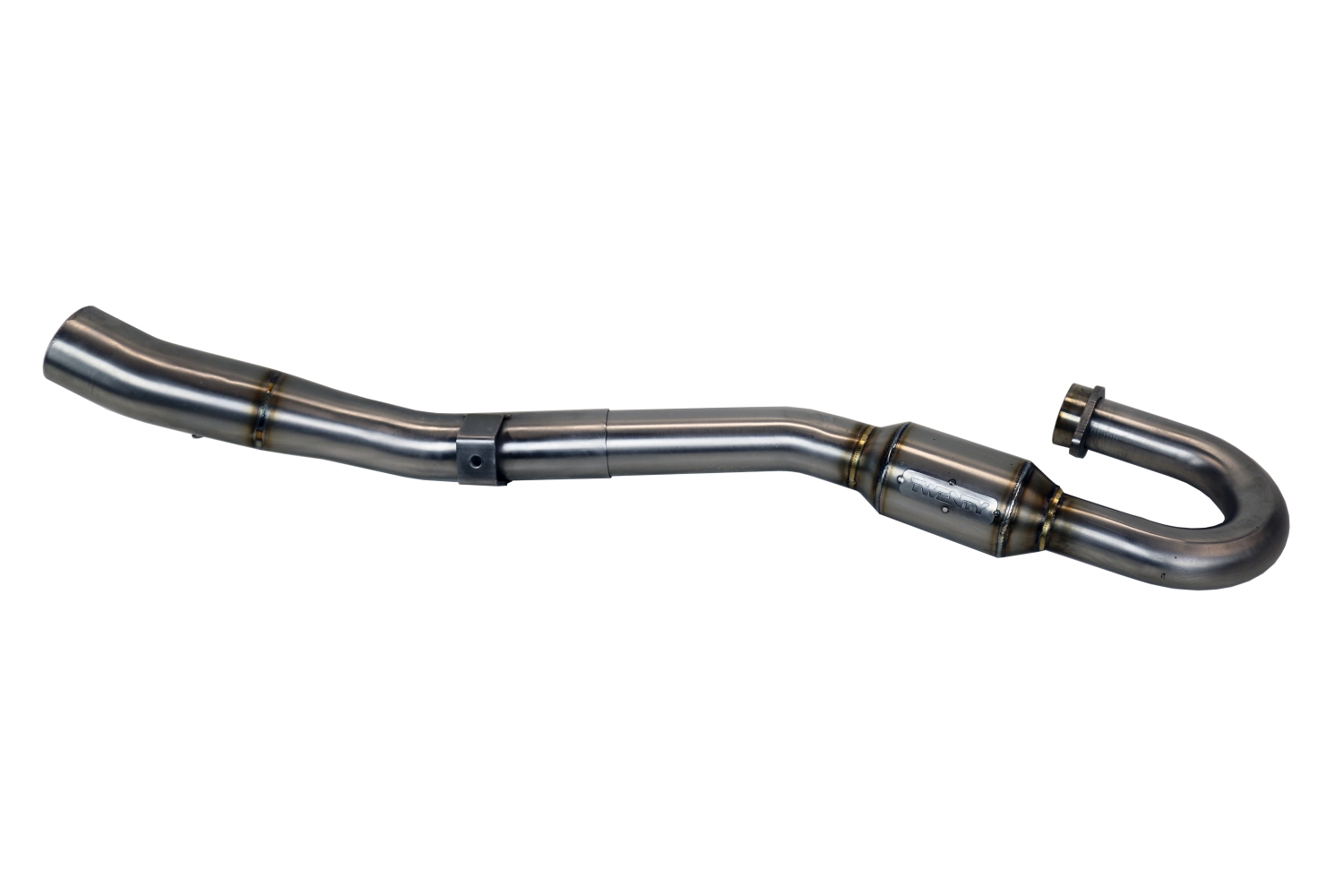 Exhaust compatible with Kawasaki Kx 450 X 2019-2020, Pentacross Inox, Racing full system exhaust, including removable db killer/spark arrestor 