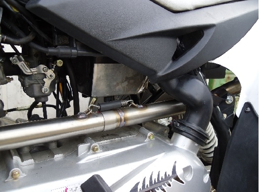 Egzoz ile uyumlu Access SP250-SP300 Speed 2005-2021, Deeptone Atv, Onaylanmış ve yasal, çıkarılabilir db öldürücü dahil tam sistem egzozu 