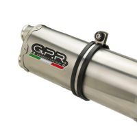 Egzoz ile uyumlu Benelli Trk 702 X 2023-2024, Dual Inox, Egzoz yasal, onaylı, çıkarılabilir db killer ve bağlantı borulu susturucu 