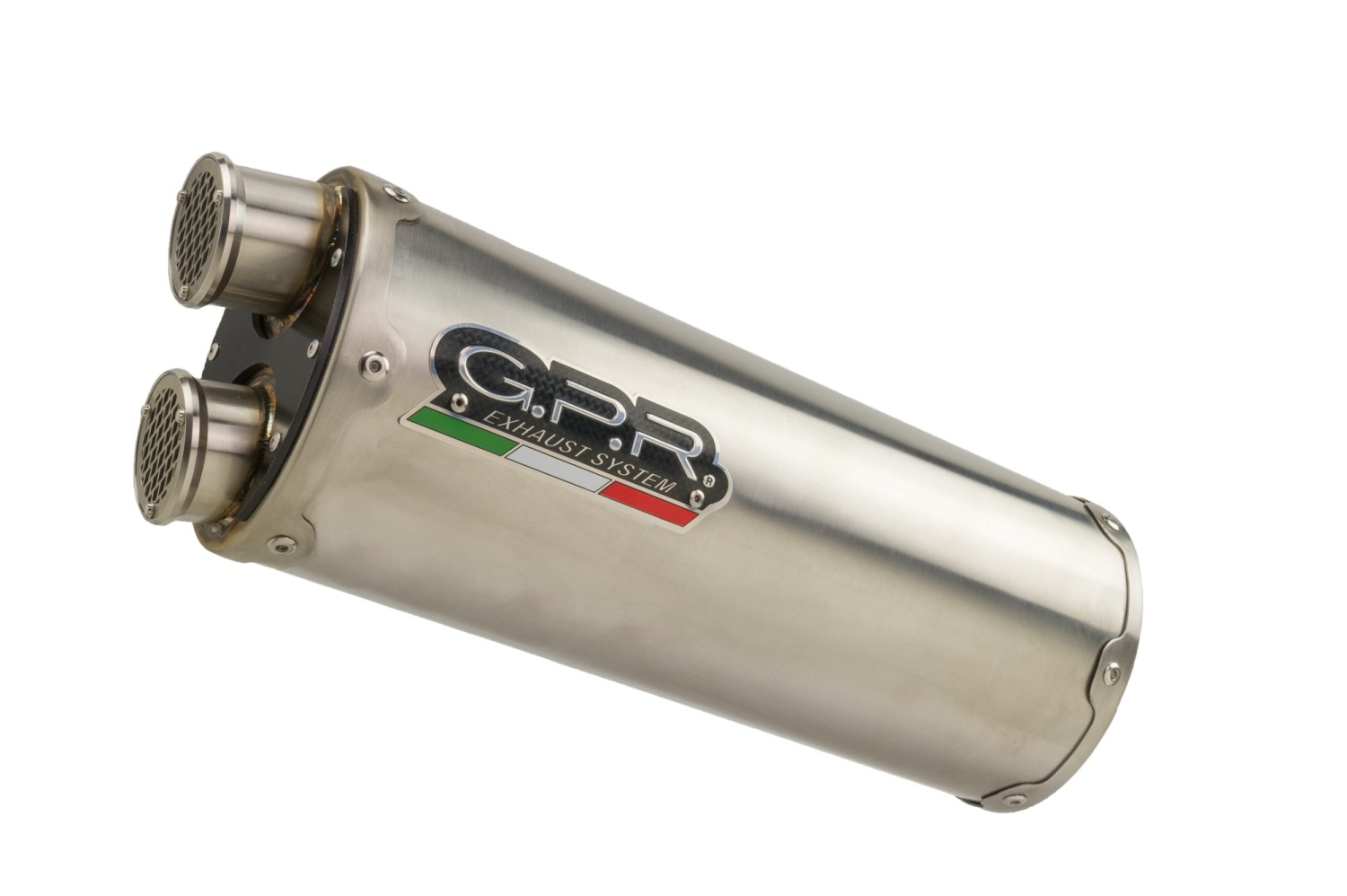 Egzoz ile uyumlu Benelli Trk 702 X 2023-2024, Dual Inox, Egzoz yasal, onaylı, çıkarılabilir db killer ve bağlantı borulu susturucu 