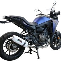 Egzoz ile uyumlu Yamaha Tracer 700 2016-2019, Albus Ceramic, Yalnızca gürültü için onaylanan sistem, AB dışındaki pazarlar için geçerlidir Tam hat, susturucu artı toplayıcı 