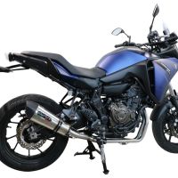 Egzoz GPR ile uyumlu  Yamaha Tracer 7 2021-2024, New Grand Prix Evo Titanium, Homologe edilmemiş dbkiller ile yarış sistemi Tam hat, susturucu artı toplayıcı 